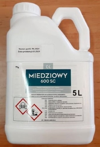 Miedziowy 600 SC pojemność 5L