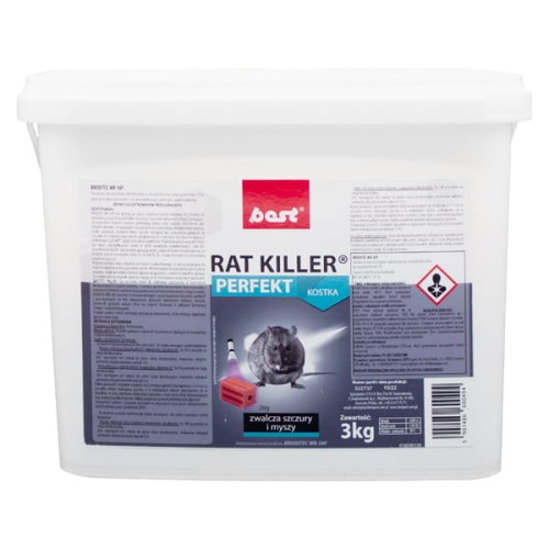 Rat Killer Perfekt kostka na myszy i szczury 3KG