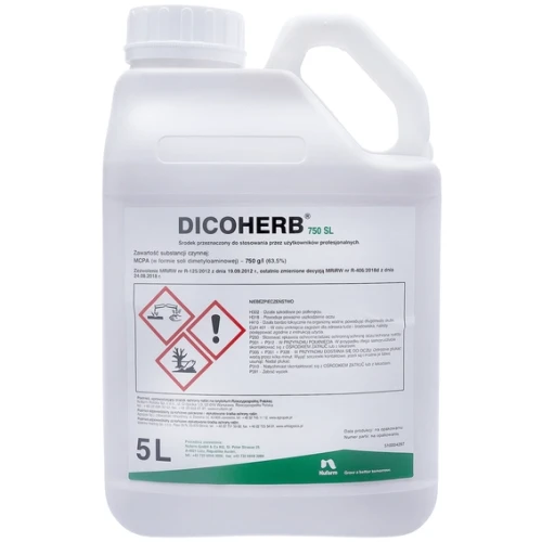 DICOHERB 750 SL (herbicyd) pojemność 5 l