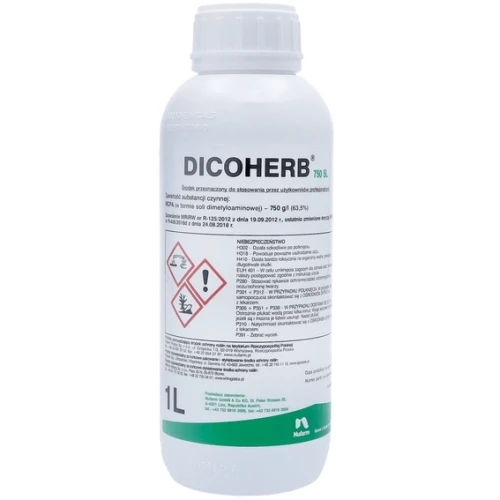 DICOHERB 750 SL (herbicyd) pojemność 1 l