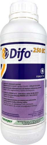 DIFO 250EC (difenokonazol) Środek grzybobójczy pojemność 1 l