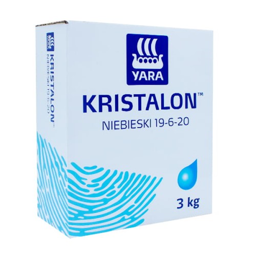 YaraTera Kristalon niebieski (19:6:20 + 3 MgO+ micro) waga 3 KG
