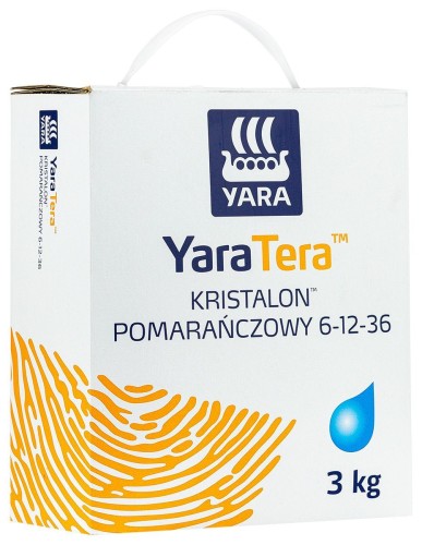 YaraTera Kristalon pomarańczowy (6:12:36) + mikroelementy waga 3 KG