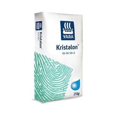 Yara Tera Kristalon zielony 18 :18 :18 MgO 3 + mikro waga 25 kg
