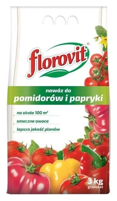 FLOROVIT DO POMIDORÓW I PAPRYKI waga 3 KG