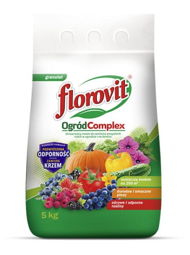 Florovit Agro Complex NPK 12-11-18  uniwersalny nawóz do roślin waga 5 kg